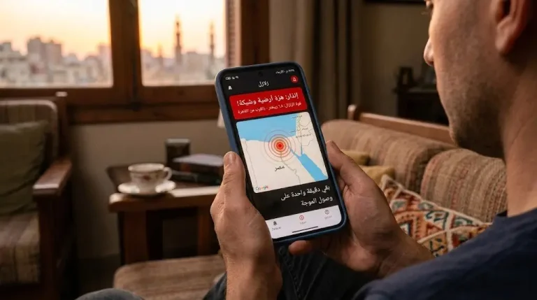 تطبيق منبه الزلازل : كيف يحول هاتفك الذكي إلى جهاز إنذار مبكر ينقذ حياتك؟