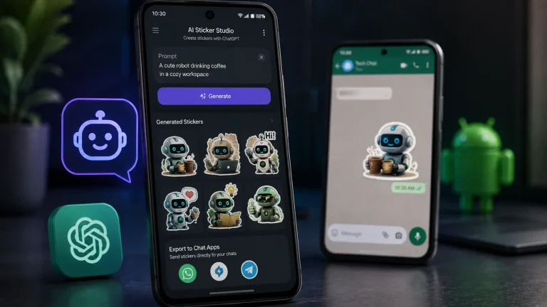 ميزة جديدة قادمة إلى ChatGPT تتيح إنشاء وإرسال ملصقات واتساب مباشرة دون تطبيقات خارجية بهذه الطريقة