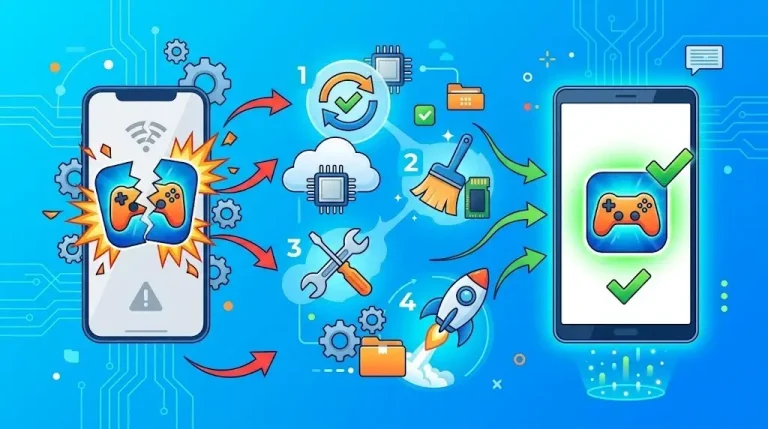 حل مشكلة الخروج المفاجئ من التطبيقات والألعاب